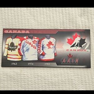 Team Canada Hockey Wall Art - Red, White, Black